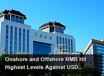 Onshore and Offshore RMB Hit Highest Levels Against USD Since Mid-February 2023