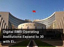 Digital RMB Operating Institutions Expand to 30 with Eight New Banks