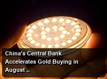China's Central Bank Accelerates Gold Buying in August to Three-Year High, Adding Over 400 Tonnes in Recent Years