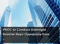 PBOC to Conduct Overnight Reverse Repo Operations from September 28 to October 8, Raising Daily Cap to 1 Trillion Yuan