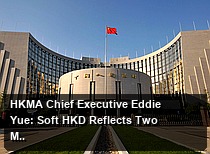 HKMA Chief Executive Eddie Yue: Soft HKD Reflects Two Main Factors as the Linked Exchange Rate System Works as Designed