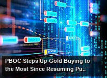 PBOC Steps Up Gold Buying to the Most Since Resuming Purchases, Extending Streak to 23 Consecutive Months
