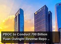 PBOC to Conduct 700 Billion Yuan Outright Reverse Repo Operation on October 15, With a Six-Month Term
